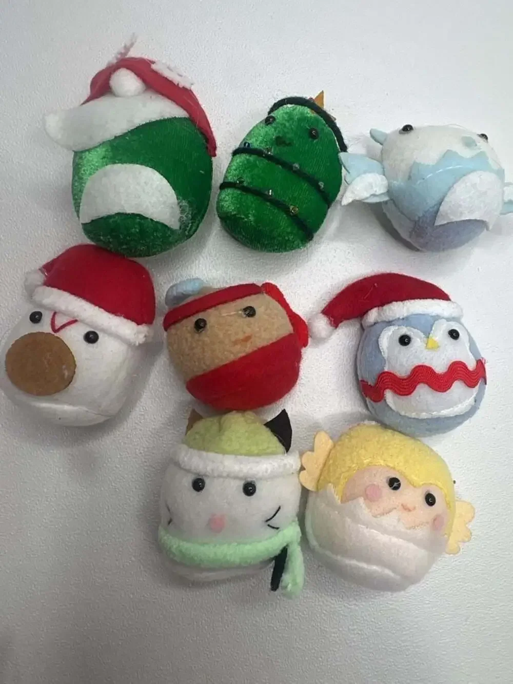 Squishmallows Classic Holiday Squad Ornament 8-Piece Plush Set